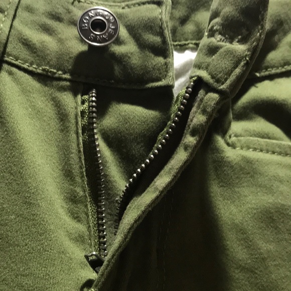 Bongo Green Skinny Pants Size 1 - Picture 5 of 10
